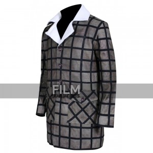 Django Unchained Movie Jamie Foxx Fur Leather Coat